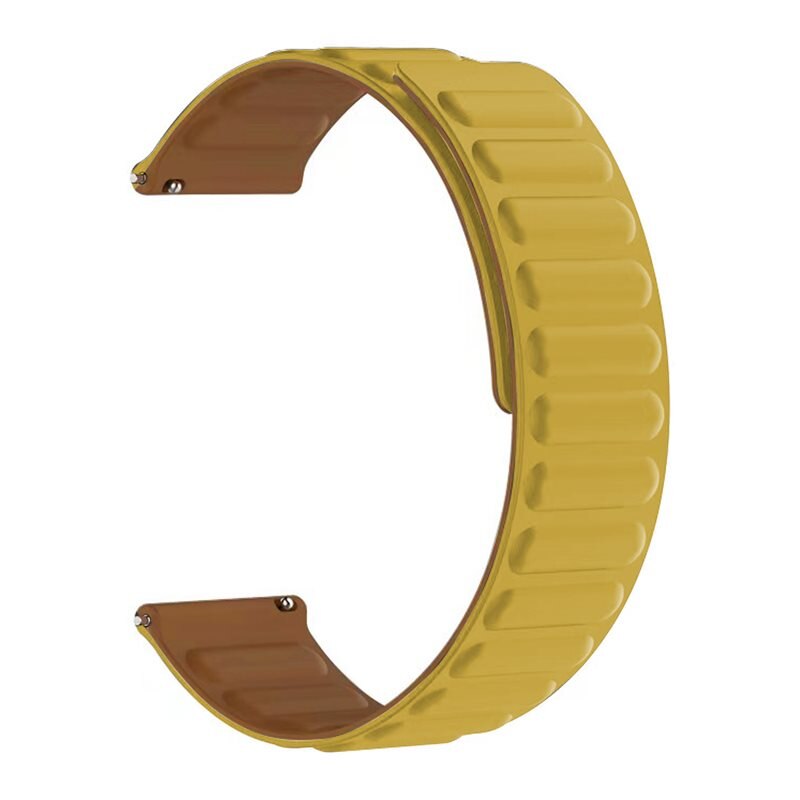 Xiaomi Watch 2 Pro Magnetische Armband aus Silikon gelb - Silikonarmband mit Magnetverschluss