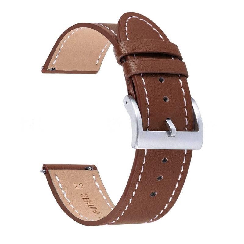 Universal 22mm Lederarmband braun - Schönes Lederarmband