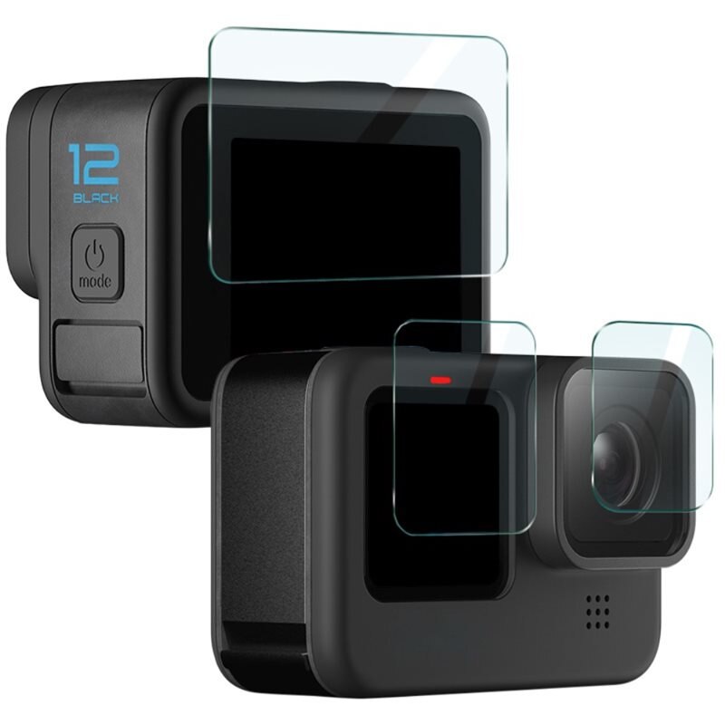 Imak Vollabdeckendes Panzerglas GoPro HERO12 Black - Displayschutz aus gehärtetem Glas