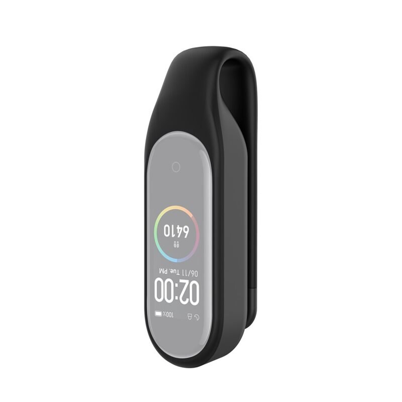 Xiaomi Mi Band 7 Silikon-Clip Schwarz - Alternative zum Band - Alternative zum Armband