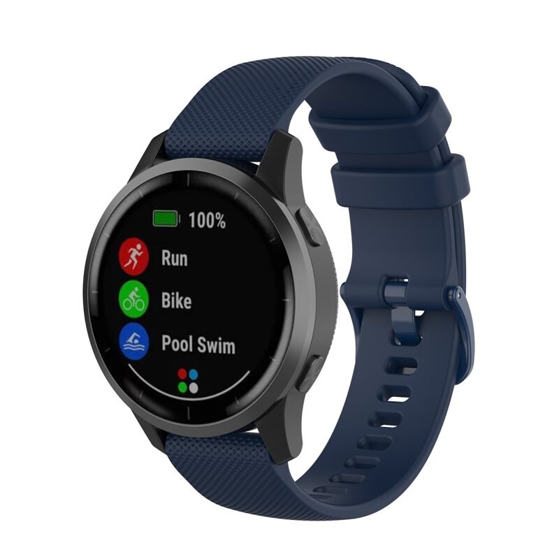 Garmin Vivoactive 4 Armband aus Silikon Blau - Sportliches Armband - Perfekt fürs Training - Sportarmband