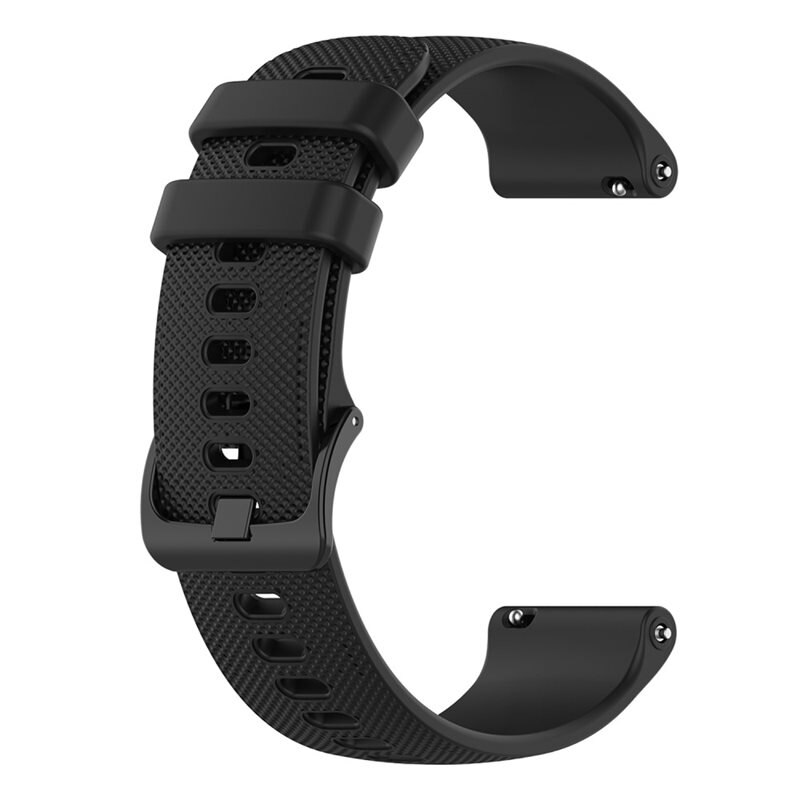 Huawei Watch GT 5 Pro 42mm Armband aus Silikon Schwarz - Sportliches Armband - Perfekt fürs Training - Sportarmband