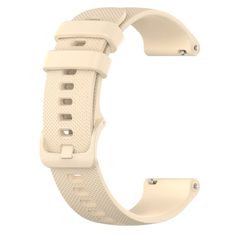 Garmin Forerunner 265S Armband aus Silikon Beige - Sportliches Armband - Perfekt fürs Training - Sportarmband