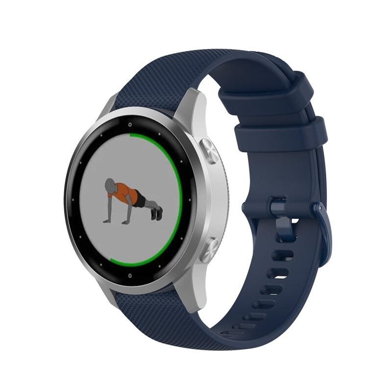 Garmin Vivoactive 4s Armband aus Silikon Blau - Sportliches Armband - Perfekt fürs Training - Sportarmband