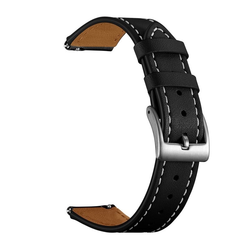 Huawei Watch GT 4 41mm Lederarmband Schwarz - Schönes Lederarmband