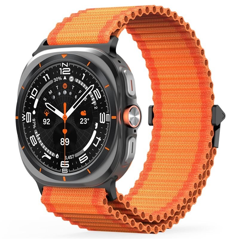 Dux Ducis Samsung Galaxy Watch Ultra 47mm Active Nylon Armband Orange