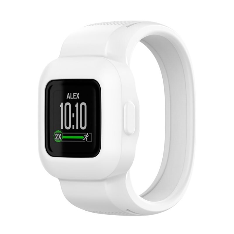 Garmin Vivofit Jr. 3 Armband aus Silikon weiß - Sportliches Armband - Perfekt fürs Training - Sportarmband
