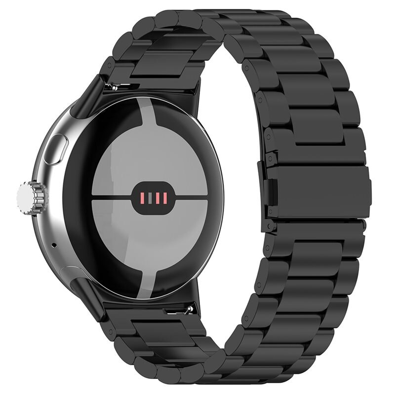 Google Pixel Watch 4 45mm Armband aus Titan Schwarz - Titan Armband - Luxuriöses Armband