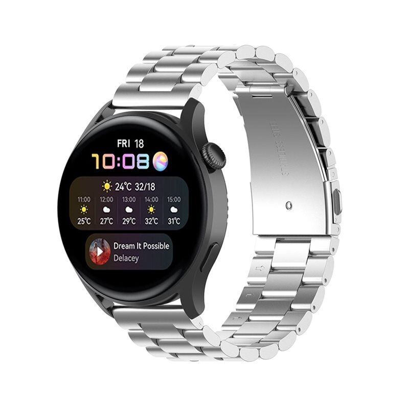 Huawei Watch GT 3 46mm/Watch GT Runner Armband aus Stahl Silber - Armband in luxuriösem oder schlichtem Design