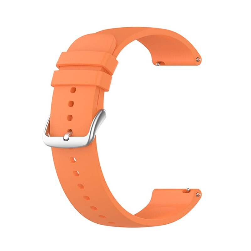 Universal 22mm Armband aus Silikon orange - Sportliches Armband - Perfekt fürs Training - Sportarmband