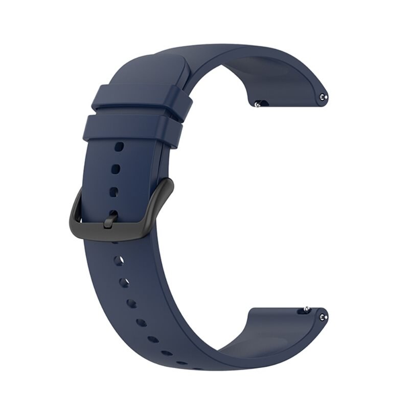 Universal 22mm Armband aus Silikon blau - Sportliches Armband - Perfekt fürs Training - Sportarmband