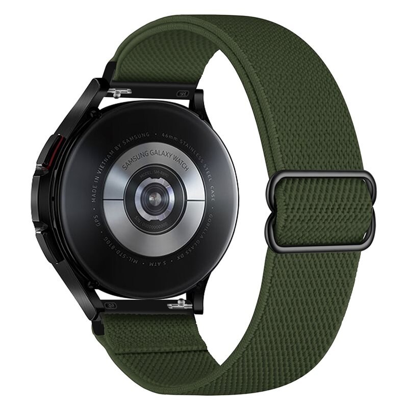 Polar Pacer Pro Elastisches Nylon-Armband, dunkelgrün - Armband aus angenehmem und atmungsaktivem Nylon