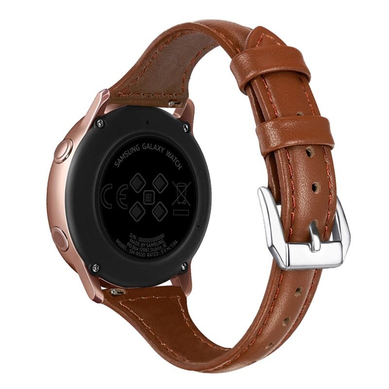 Polar Pacer Pro Slim Lederarmband braun - Stilvolles Lederarmband - Band