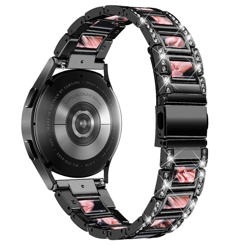 Diamond Bracelet Withings ScanWatch Horizon Black Blossom - Armband mit diamantähnlichen Steinen - Damenarmband