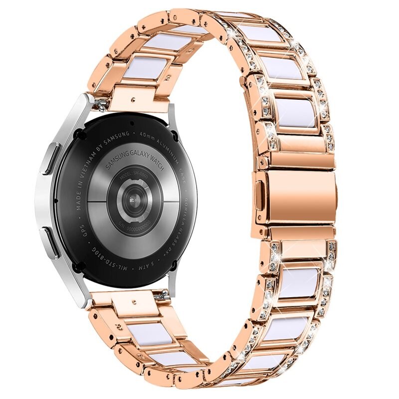 Diamond Bracelet Withings ScanWatch 2 42mm Rosegold Snow - Armband mit diamantähnlichen Steinen - Damenarmband