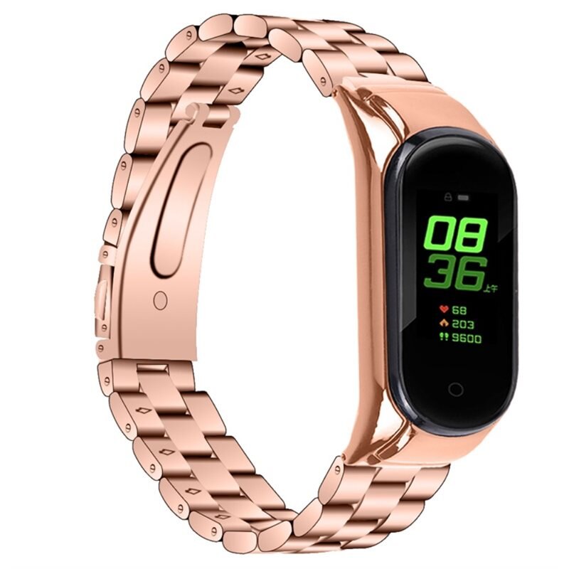 Xiaomi Mi Band 7 Armband aus Stahl Roségold - Armband in luxuriösem oder schlichtem Design