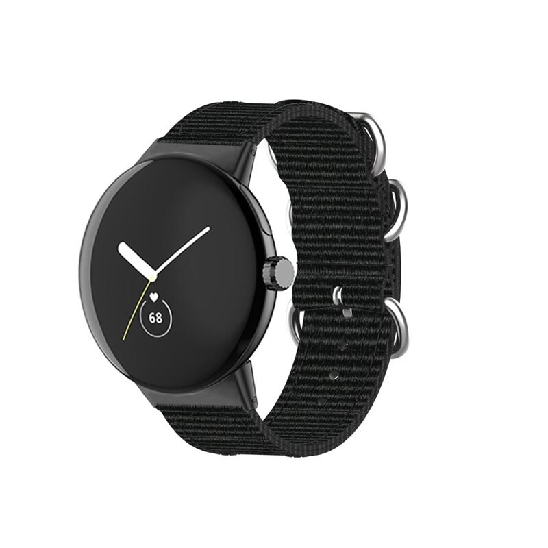 Google Pixel Watch Nato Armband schwarz - Schönes Armband