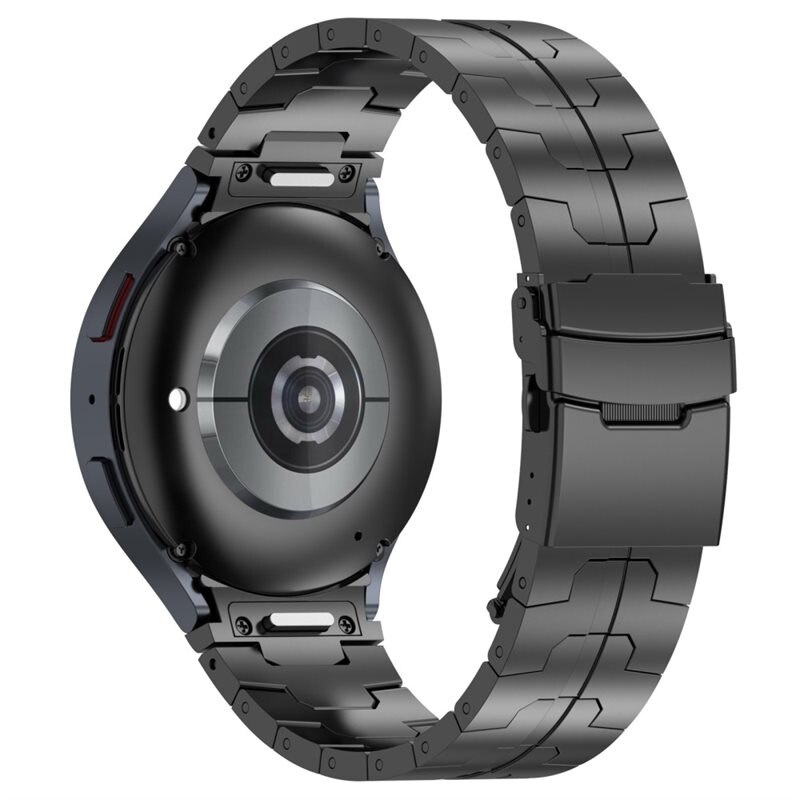Race Stainless Steel Bracelet Samsung Galaxy Watch 5 40mm schwarz - Stilvolles Metallarmband in sportlichem Design