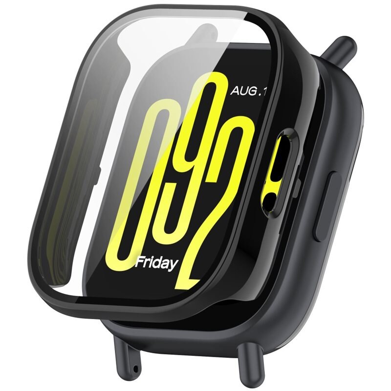 Full Cover Case Xiaomi Redmi Watch 5 Active Schwarz - Schütze deine Uhr vor Verschleiß und Schäden