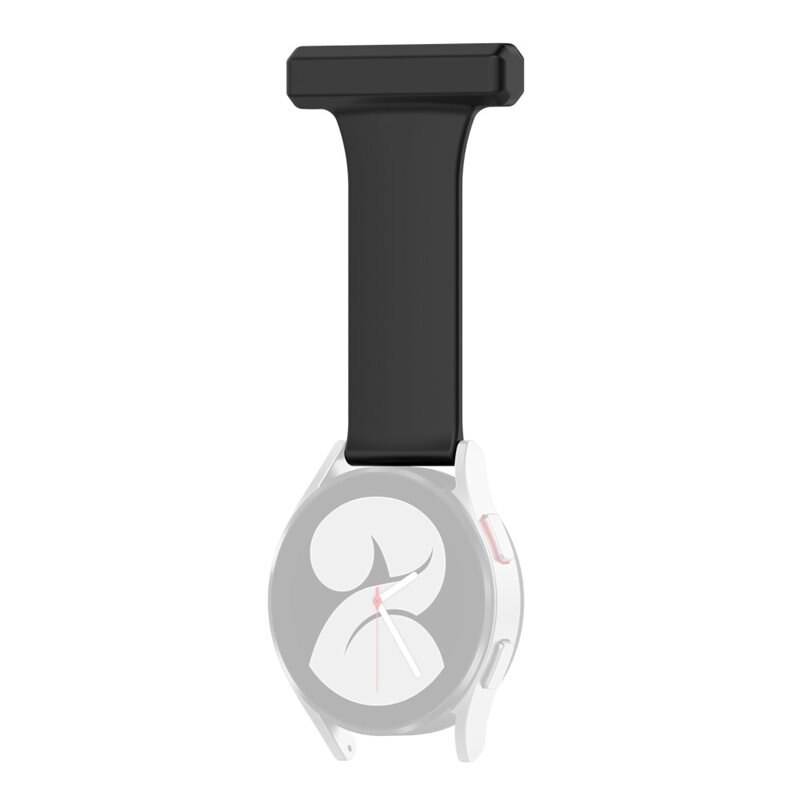 Samsung Galaxy Watch 7 44mm Gurt für Schwesternuhr aus Silikon schwarz - Alternative zum Band - Alternative zum Armband