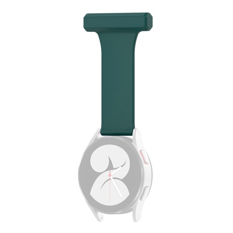 Samsung Galaxy Watch 4 Classic 42mm Gurt für Schwesternuhr aus Silikon dunkelgrün - Alternative zum Band - Alternative zum Armband