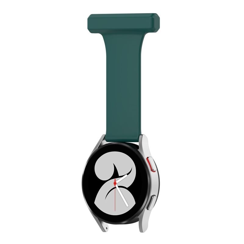 Universal 20mm Gurt für Schwesternuhr aus Silikon dunkelgrün - Alternative zum Band - Alternative zum Armband