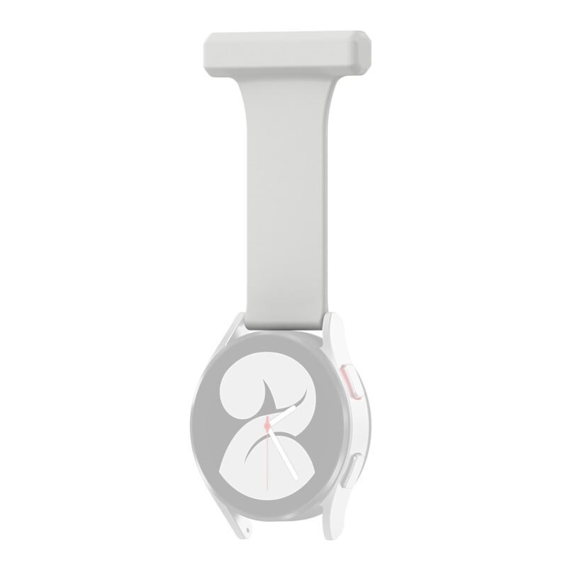Samsung Galaxy Watch 4 Classic 42mm Gurt für Schwesternuhr aus Silikon grau - Alternative zum Band - Alternative zum Armband