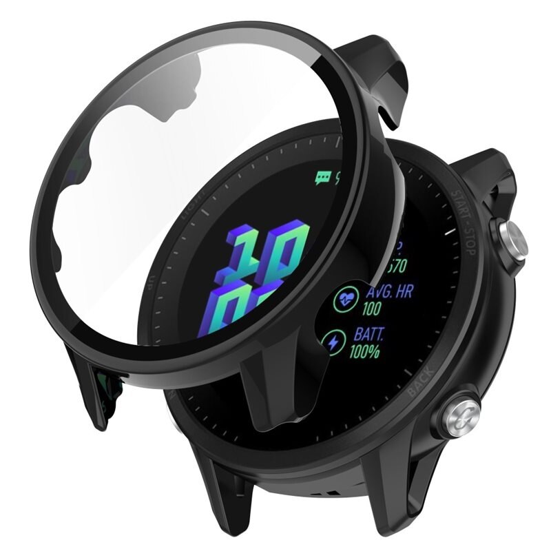 Full Cover Case Garmin Forerunner 955 Schwarz - Schütze deine Uhr vor Verschleiß und Schäden