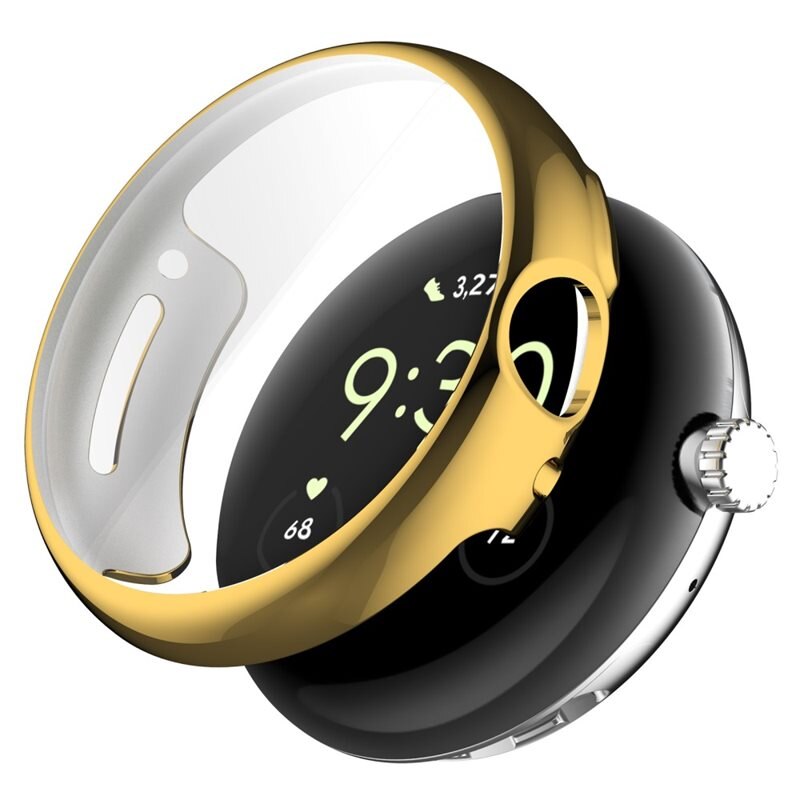 Full Protection Case Google Pixel Watch 2 gold - Umfassende Hülle für Ihre Smartwatch - 360