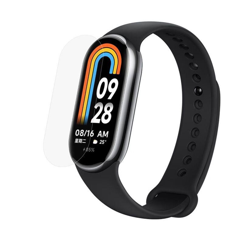 Xiaomi Smart Band 8 Displayschutz - Schütze den Bildschirm vor Kratzern und Abnutzung - Einfache Montage