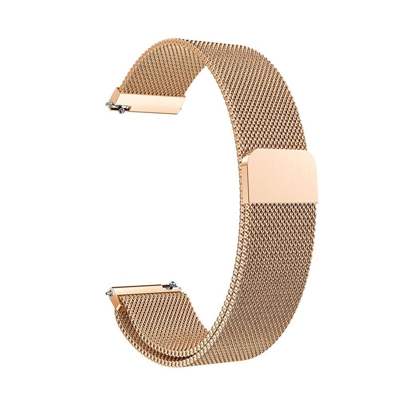 Garmin Venu 2 Milanaise-Armband Roségold - Luxuriöses Armband mit magnetischem Verschluss - Edelstahl