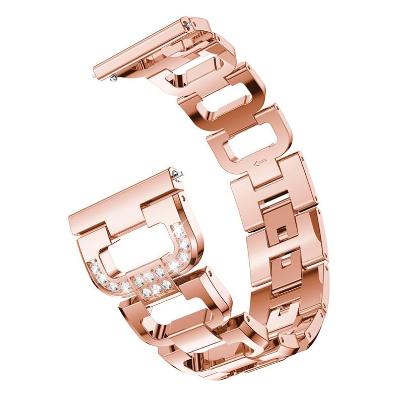 Universal 20mm Rhinestone Bracelet roségold - Band - Schickes Armband mit schönen Steinen