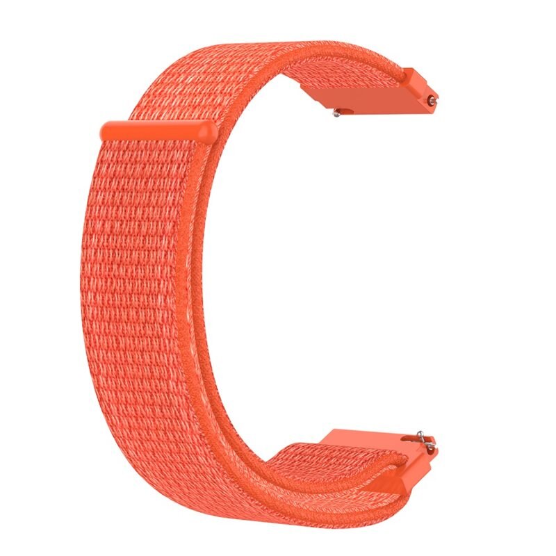 Universal 20mm Nylon-Armband orange - Armband aus angenehmem und atmungsaktivem Nylon