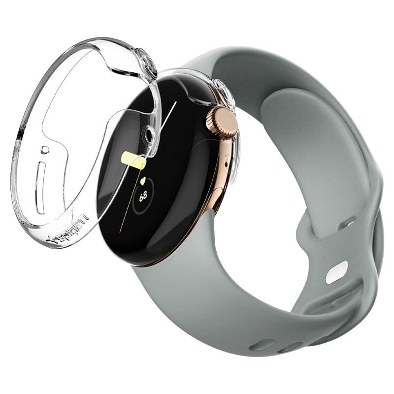 Spigen Case Thin Fit Google Pixel Watch Crystal Clear - Dünne Handyhülle in schlankem Design