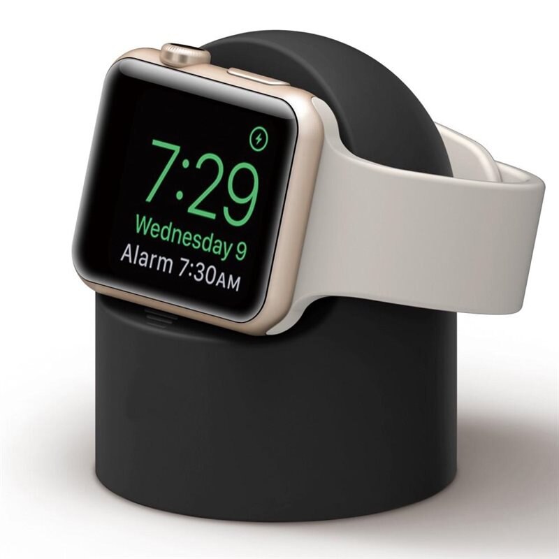 Apple Watch Ladestand Schwarz - Praktischer Ständer
