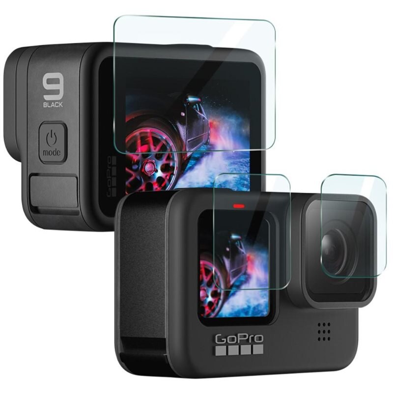 Imak Vollabdeckendes Panzerglas GoPro Hero9 - Displayschutz aus gehärtetem Glas