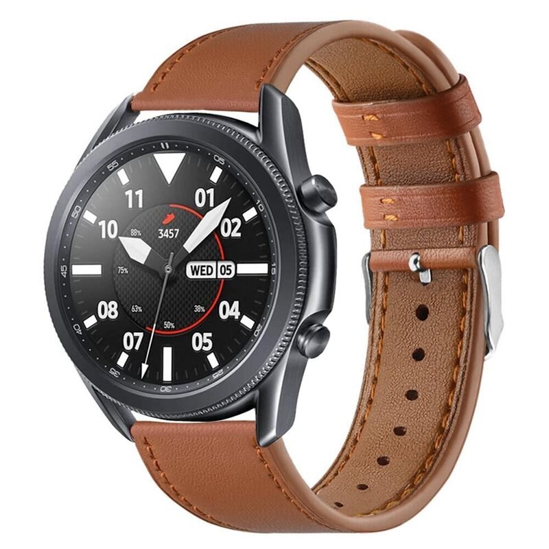 Samsung Galaxy Watch 3 41mm Lederarmband Braun - Schönes Lederarmband