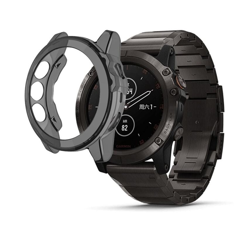 Garmin Fenix 5X/5X Plus Hülle Schwarz - Schutzhülle