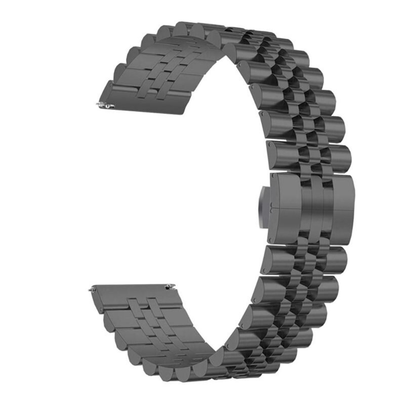 Stainless Steel Bracelet Garmin Venu 3 Schwarz - Luxuriöses Armband aus rostfreiem Edelstahl