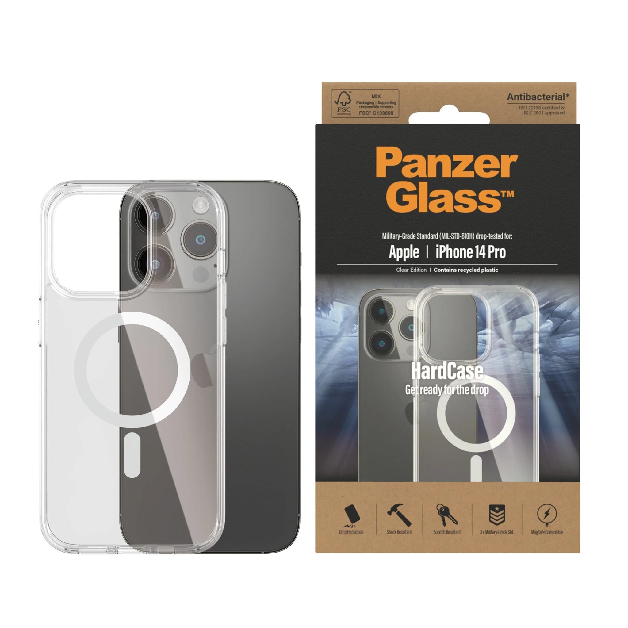 iPhone 14 Pro Hardcase MagSafe Transparent