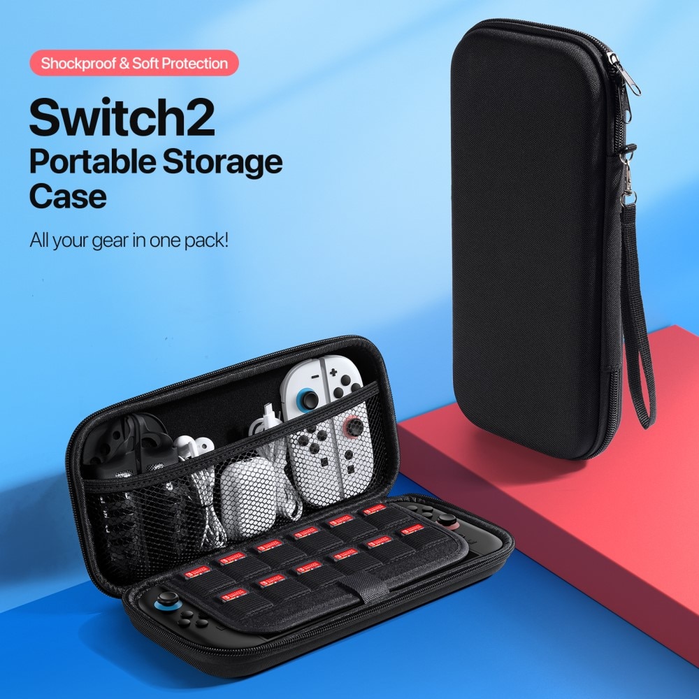 Aufbewahrungstasche Nintendo Switch 2 schwarz