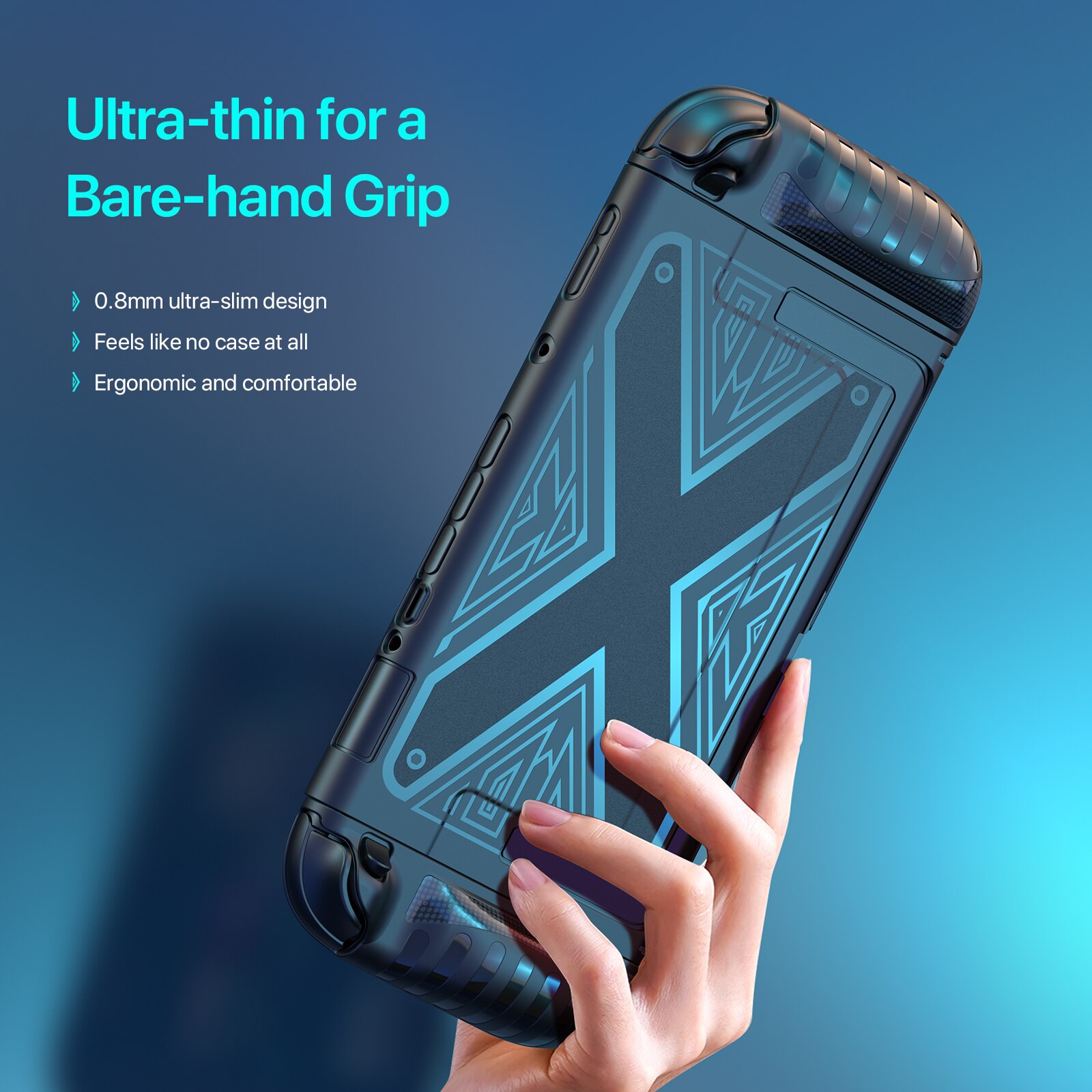 Nintendo Switch 2 X Grip Hülle Schwarz