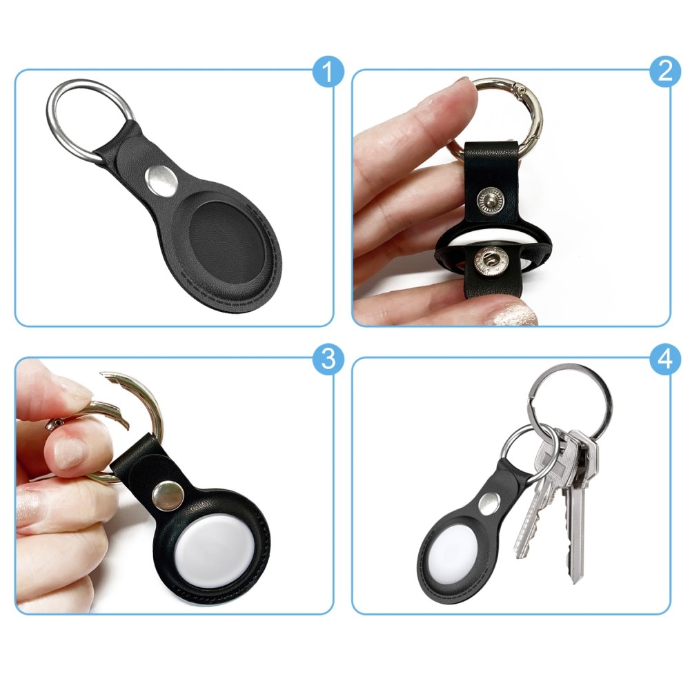 Kaufe Auto-Schlüsselanhänger-Schutzhülle mit PU-Leder