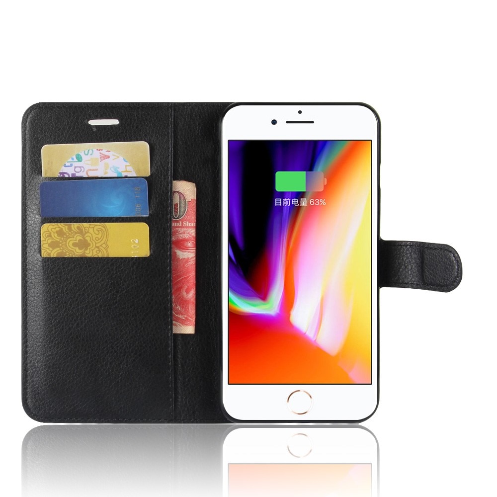 iPhone 7 Plus/iPhone 8 Plus Handytasche Schwarz
