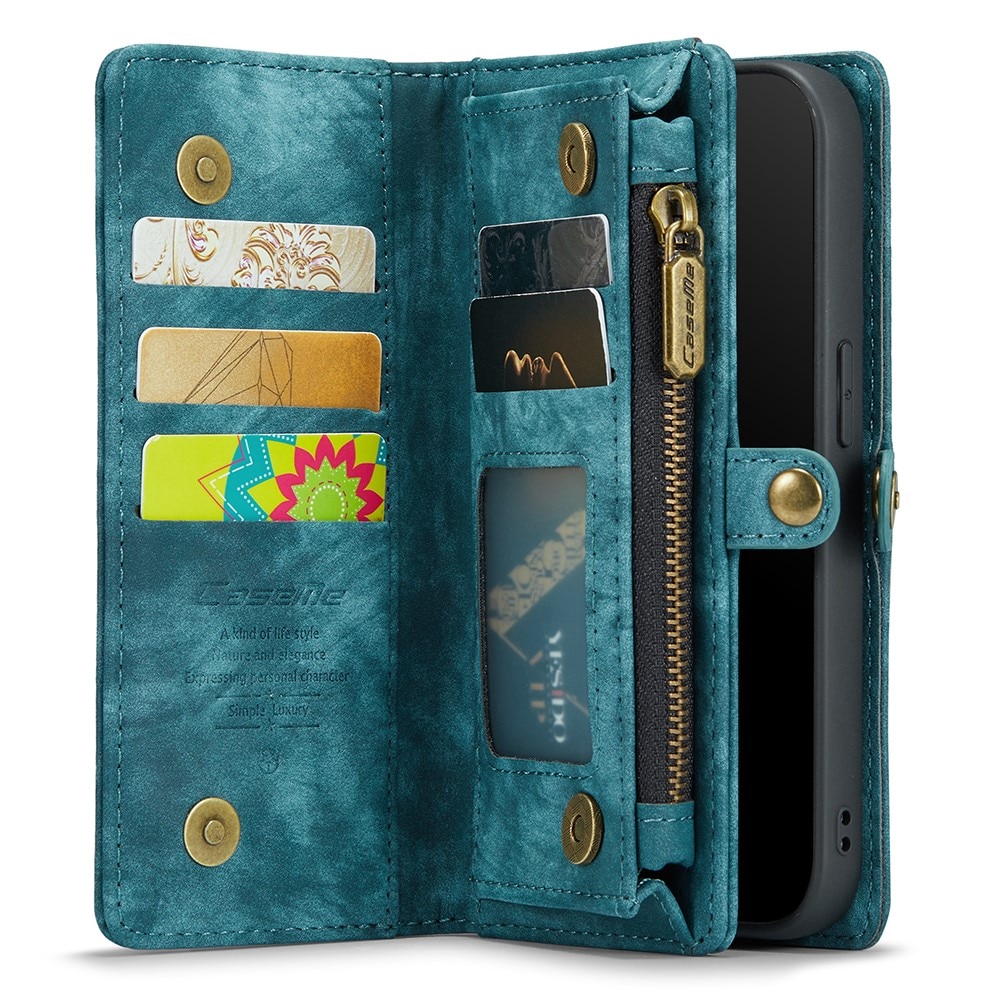 Multi-slot Portemonnaie-Hülle Apple iPhone Xr Blau
