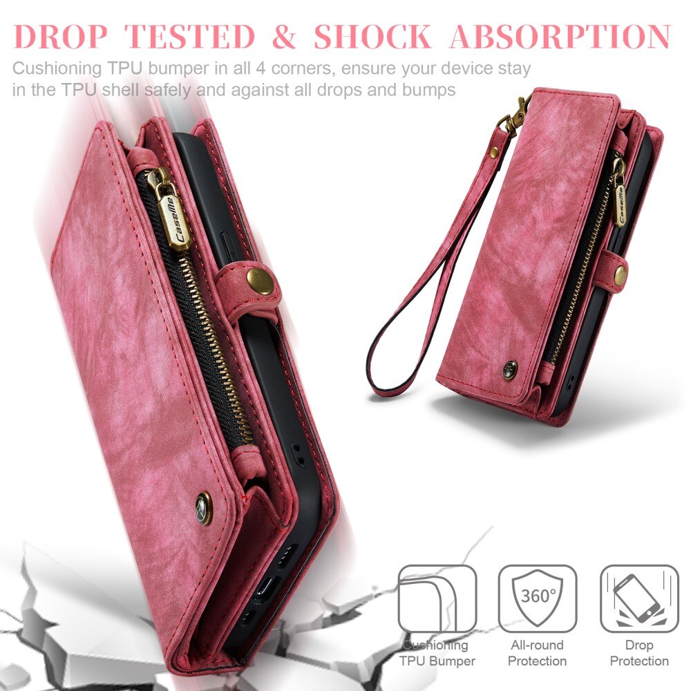 Multi-slot Portemonnaie-Hülle Apple iPhone 11 Pro Max Rot