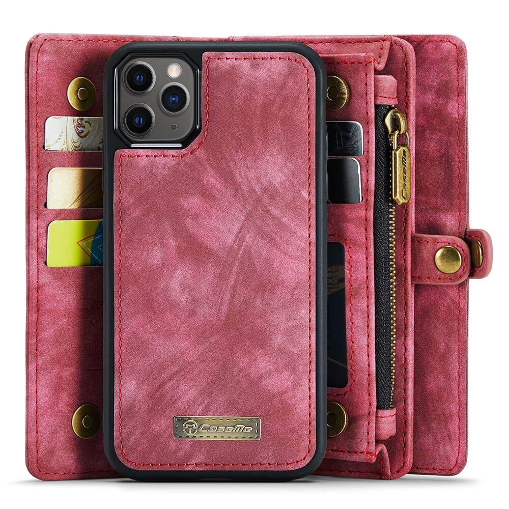 Multi-slot Portemonnaie-Hülle Apple iPhone 11 Pro Max Rot