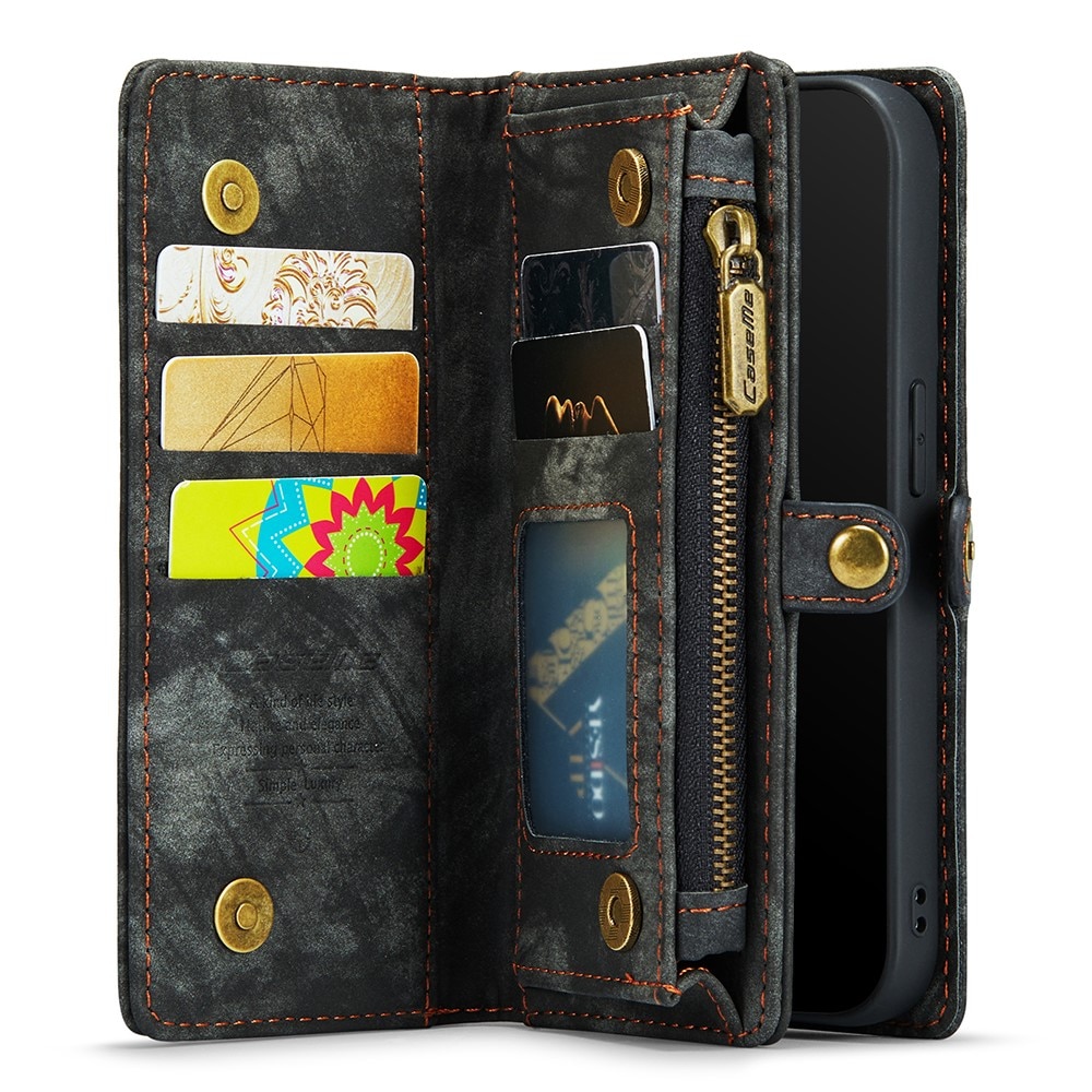 Multi-slot Portemonnaie-Hülle iPhone 11 Pro Grau