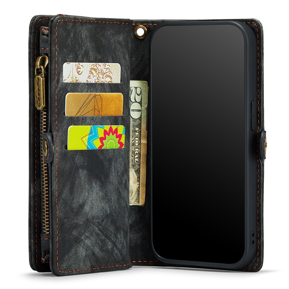 Multi-slot Portemonnaie-Hülle iPhone 11 Pro Grau