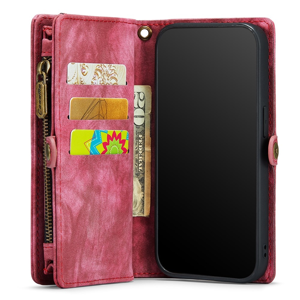 Multi-slot Portemonnaie-Hülle iPhone 11 Pro Rot